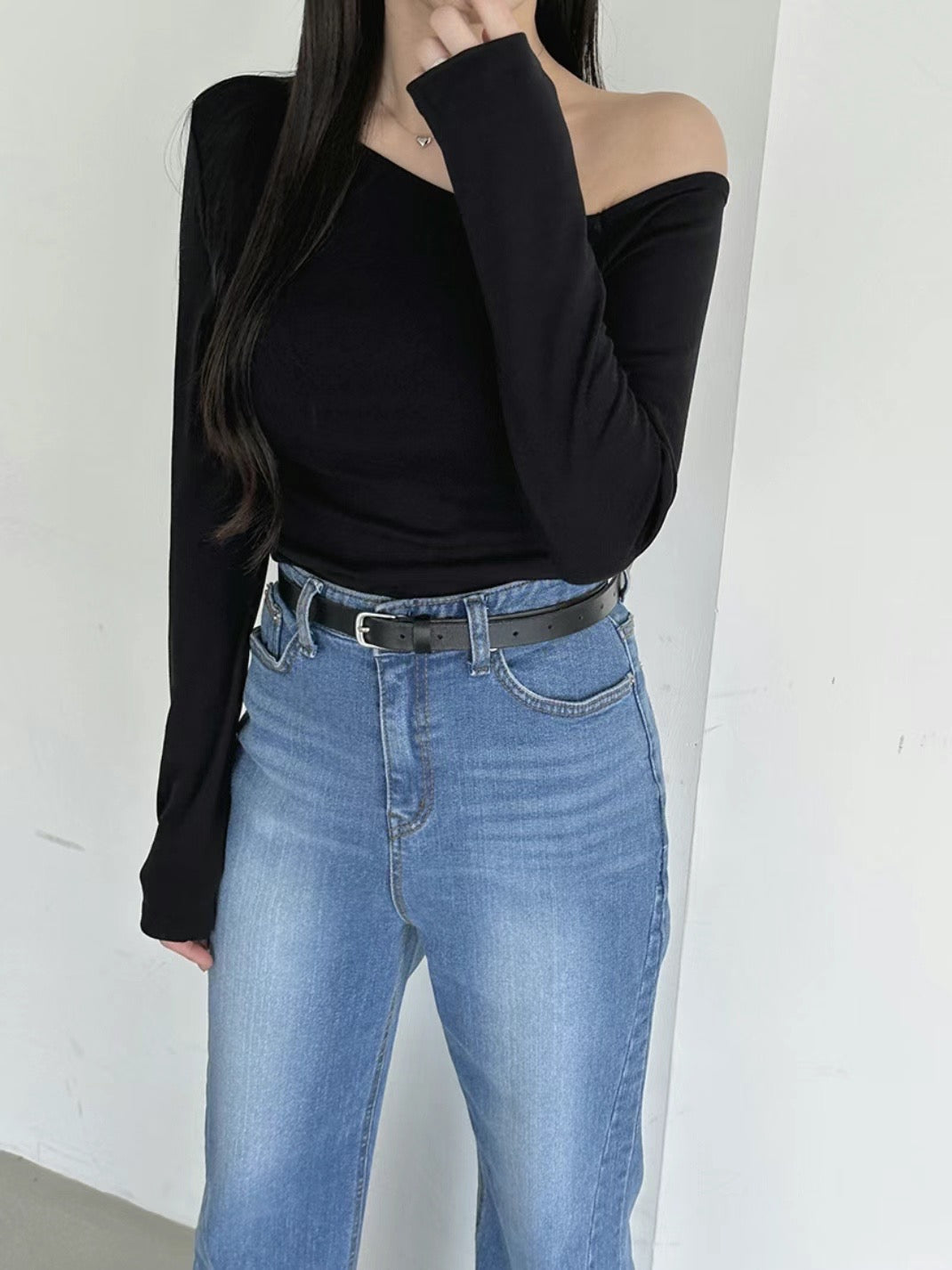 Livia Color Block Shoulder Top