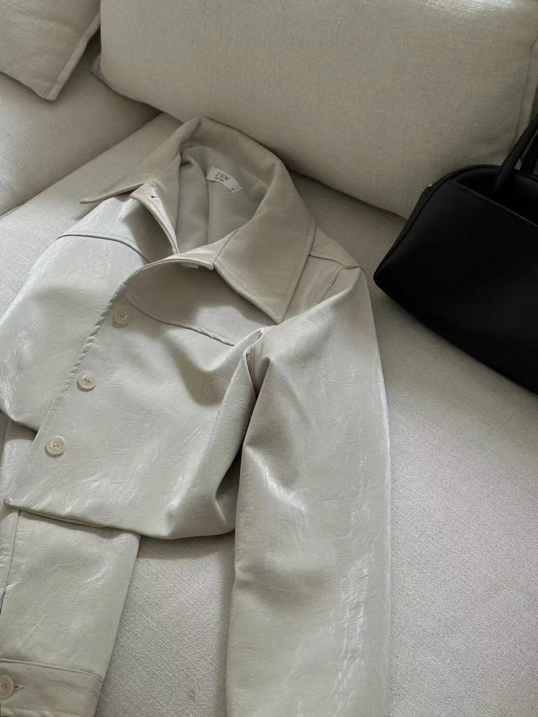 Colette Luxe Faux Leather Pants Set