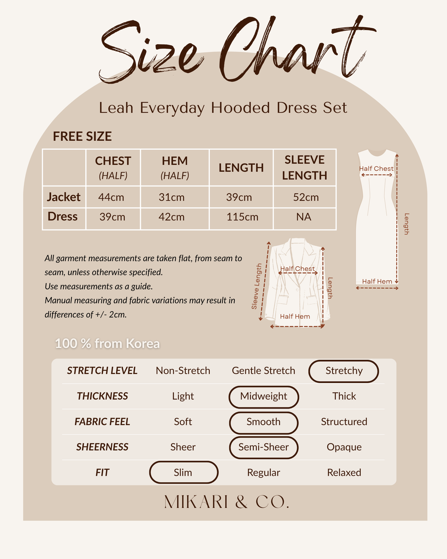 Leah Everyday Hooded Dress Set
