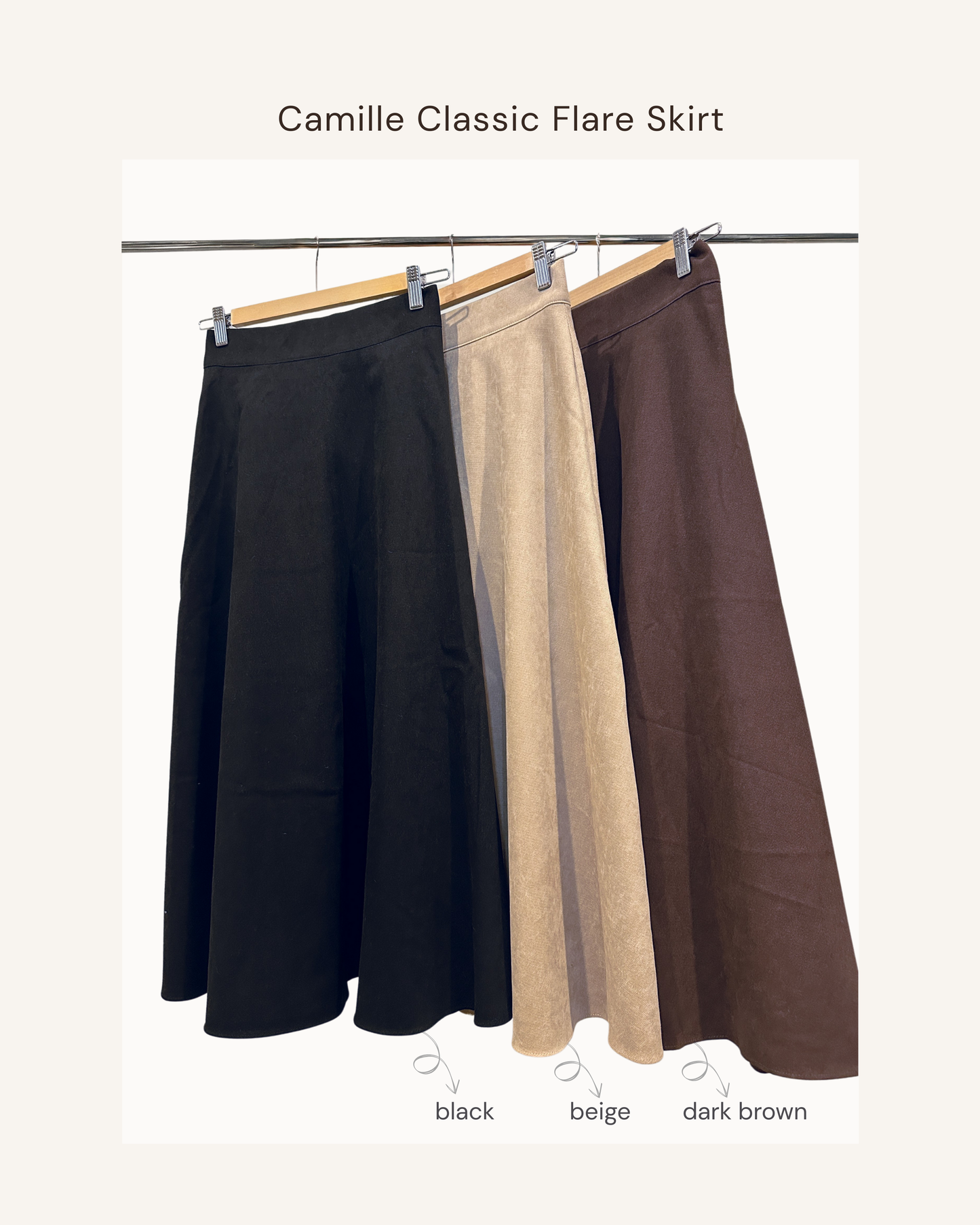 Camille Classic Flare Skirt