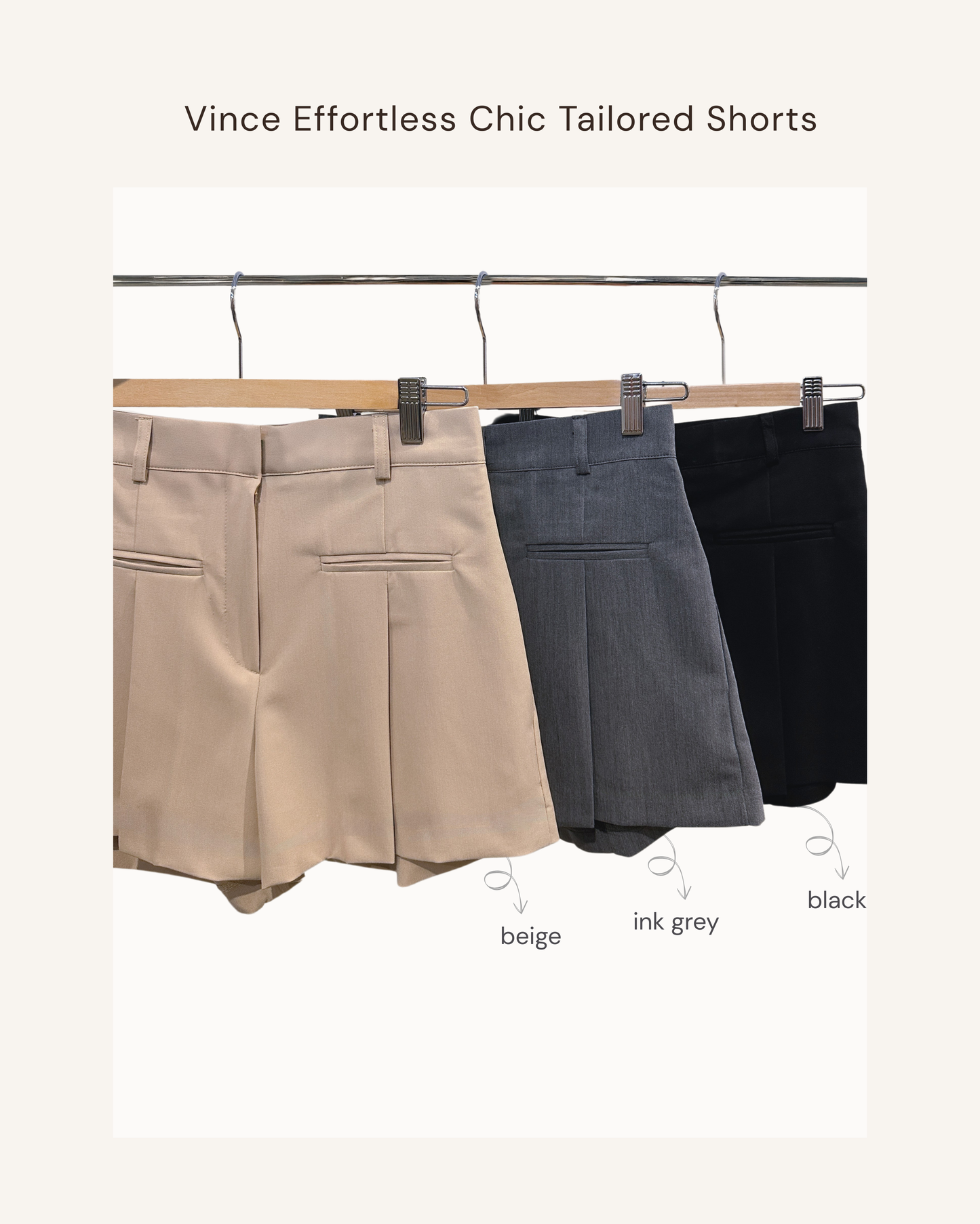 Vince Effortless Chic Tailored Shorts