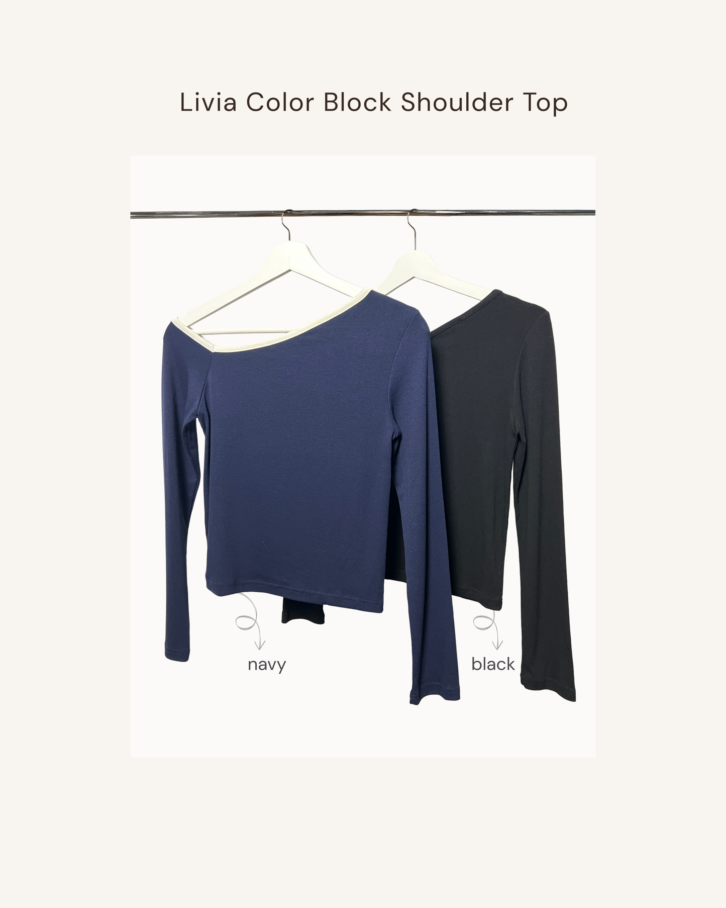 Livia Color Block Shoulder Top