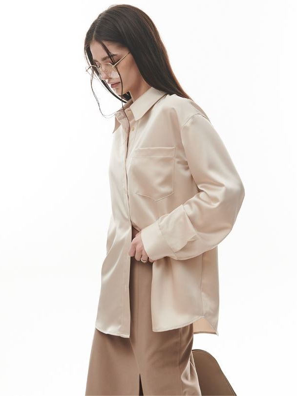 Lena Satin Blouse