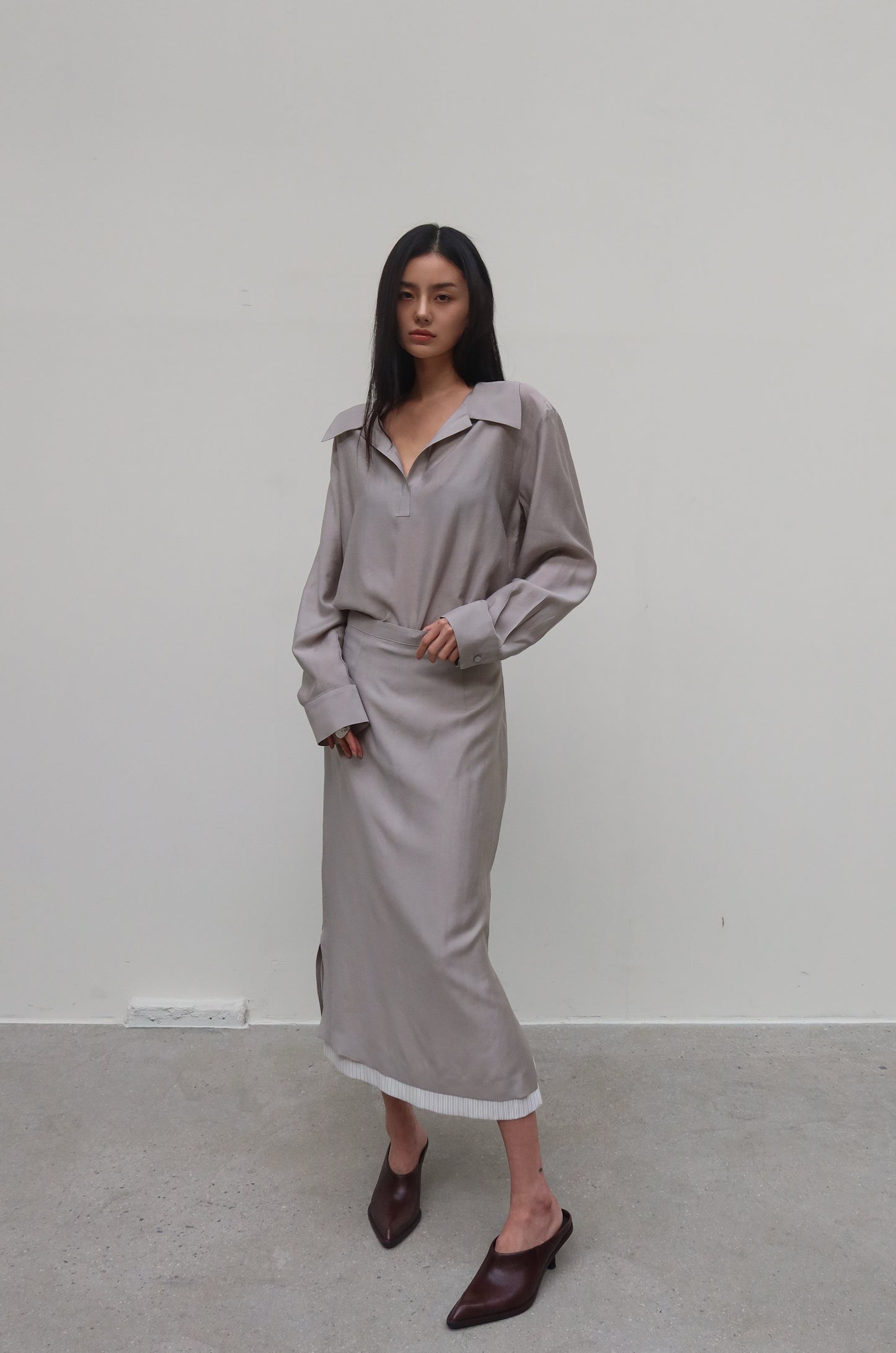 Ode Open Collar Shirt