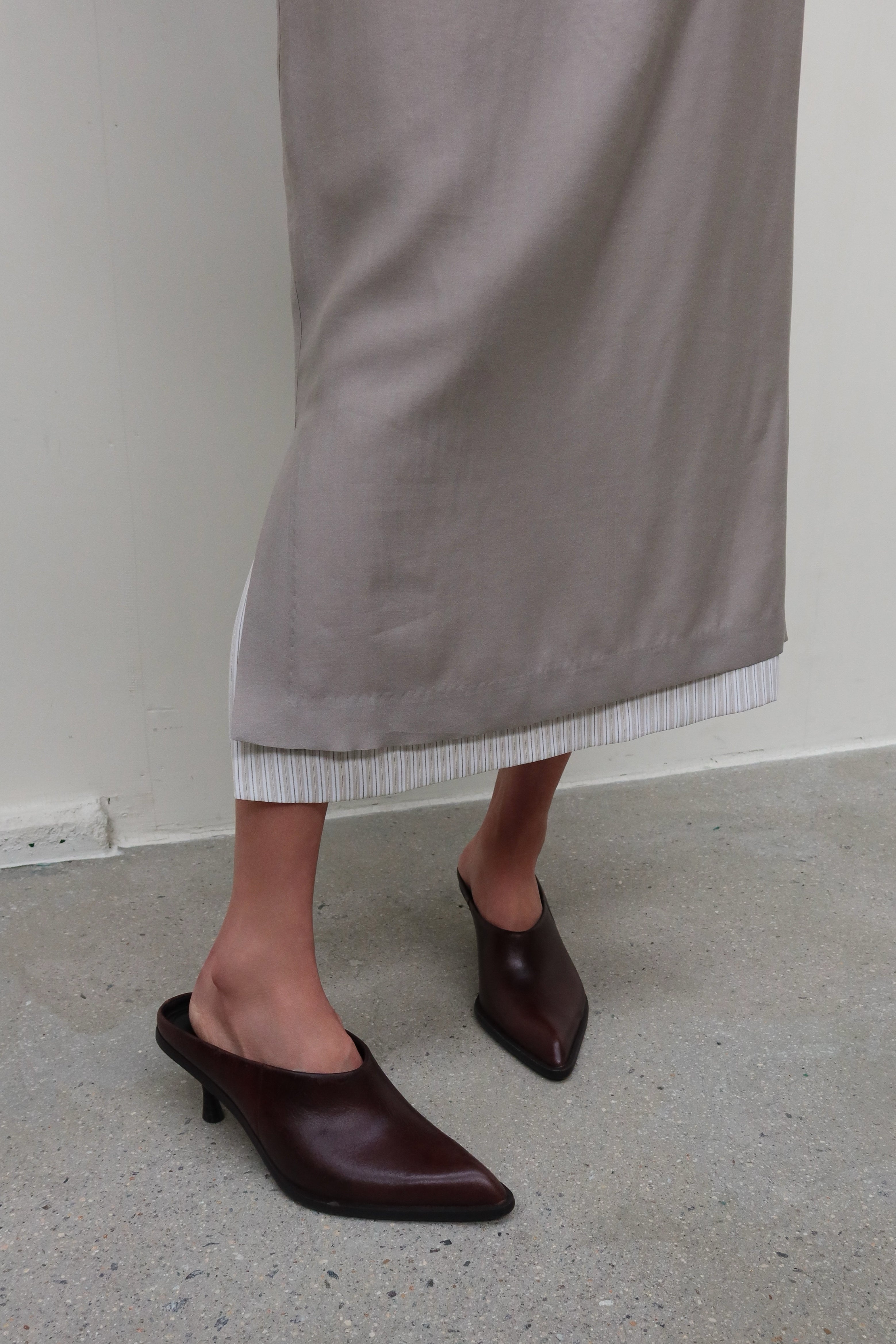 Ode Contrast Hem Skirt