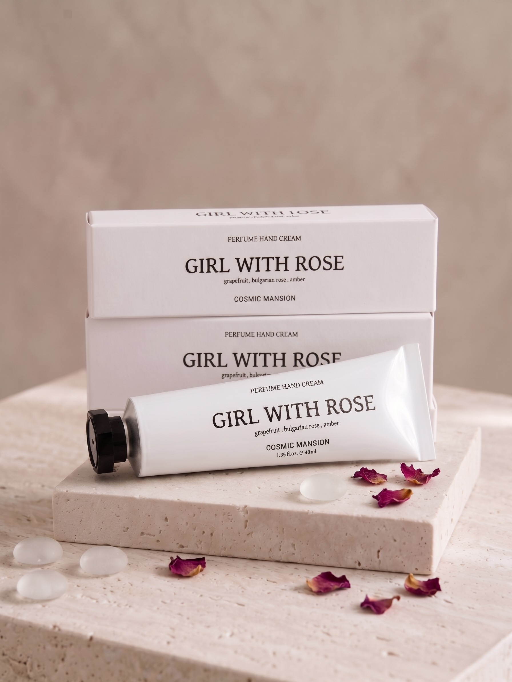 Perfume Hand Cream - Girl with Rose