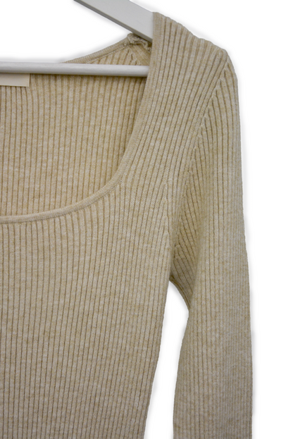 Genevieve Square Neck Maxi Knit Dress